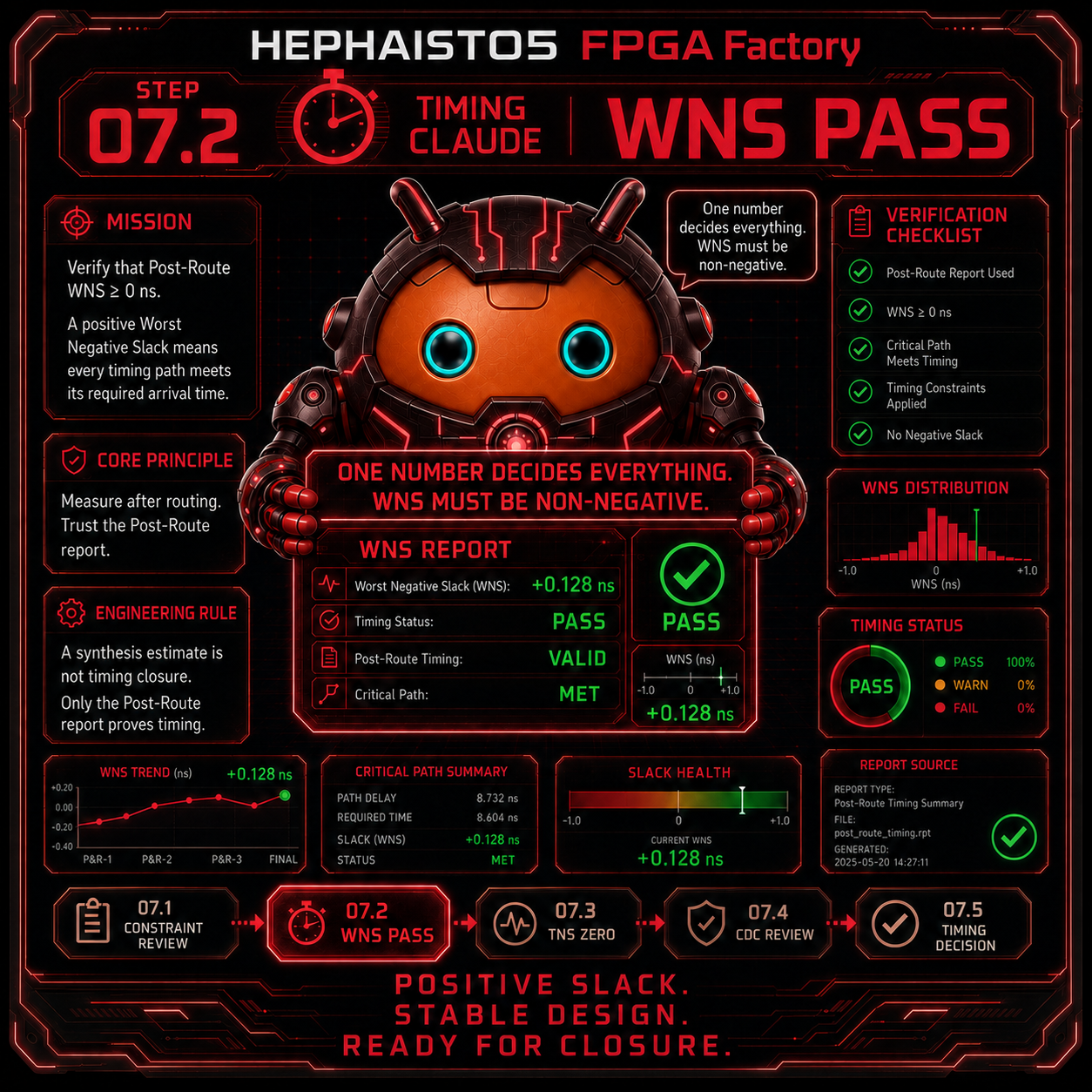 7.2 WNS ≥ 0 im Post-Route-Report