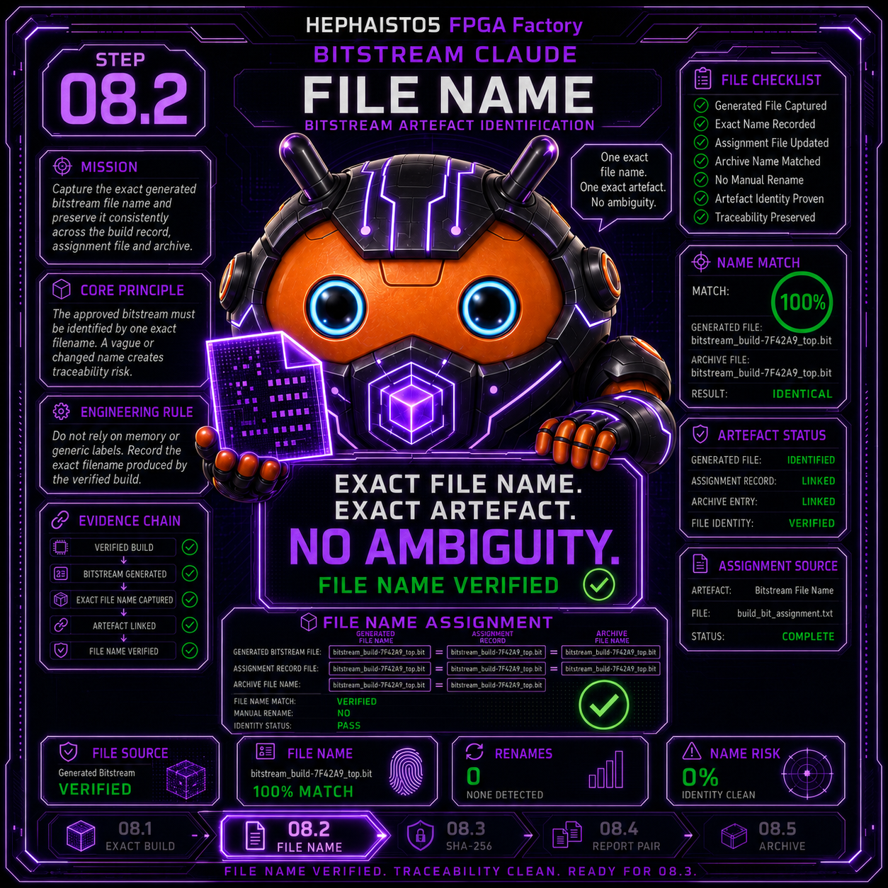 8.2 Sprechender Name mit Datum (nie top.bit)