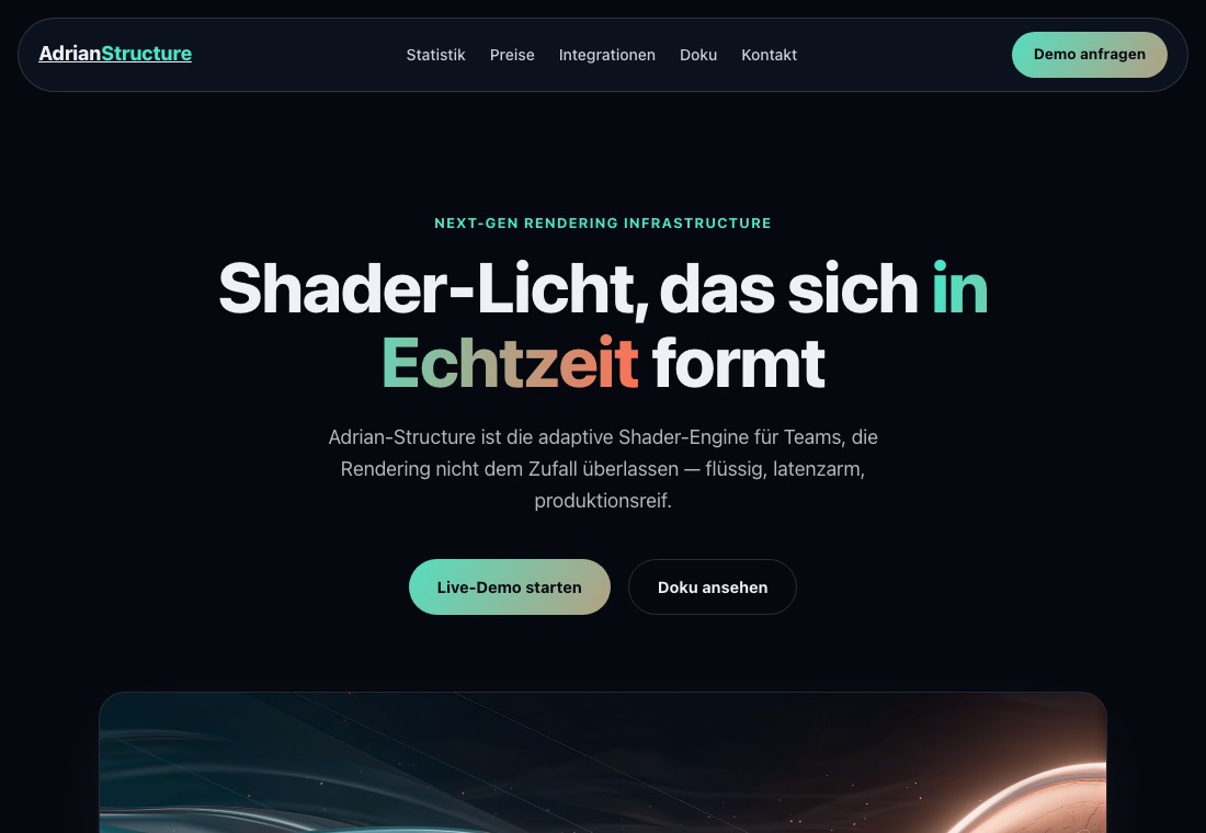Vorschau der Flow-Shader-Vorlage