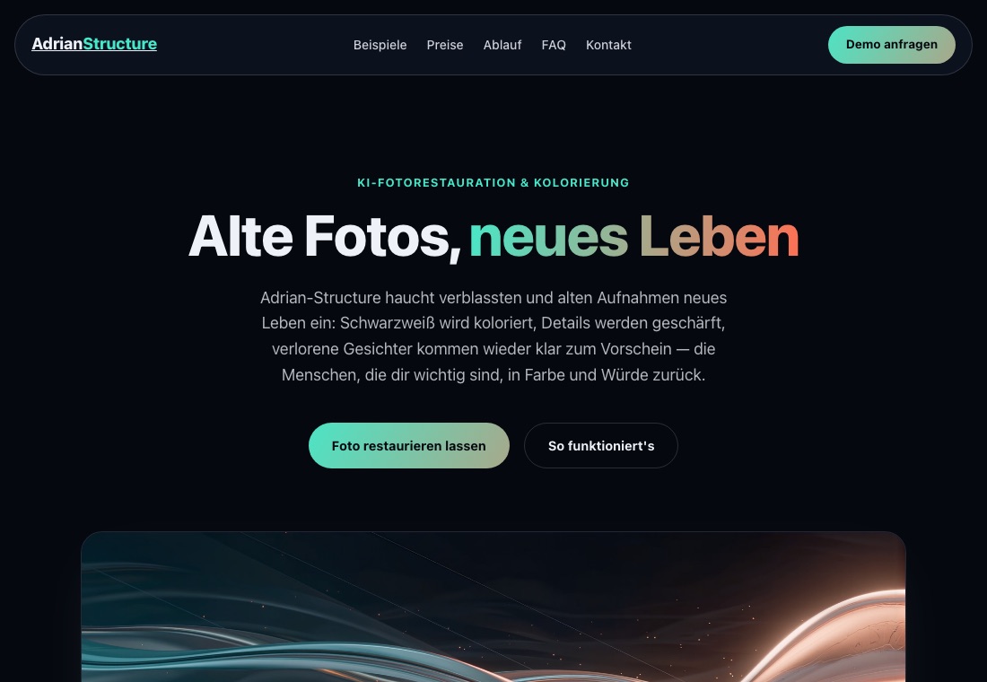 Vorschau der Photo-Revive-Vorlage